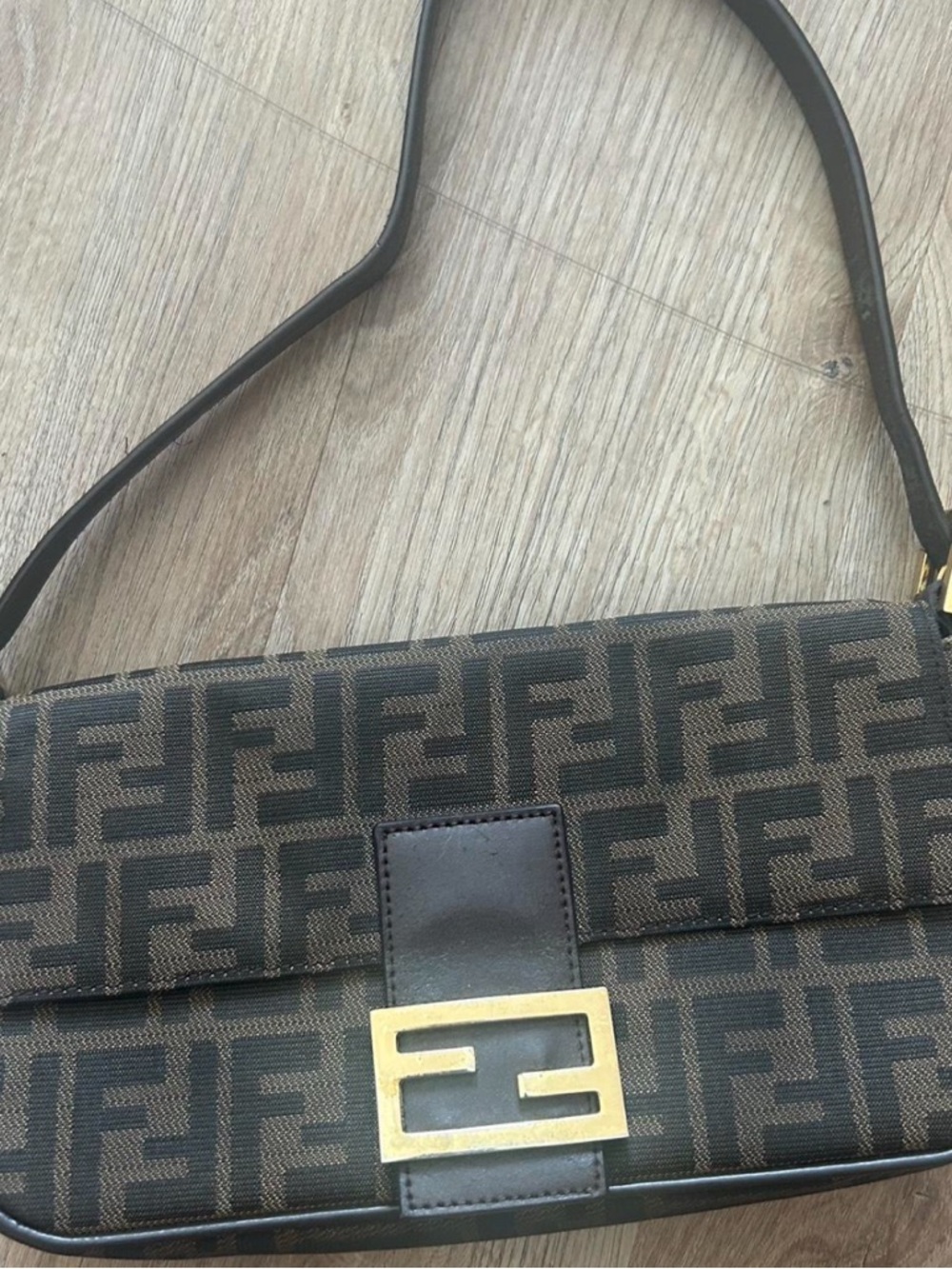 FF Baguette Shoulder Bag